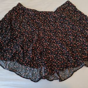 American Eagle Flower Print Skirt